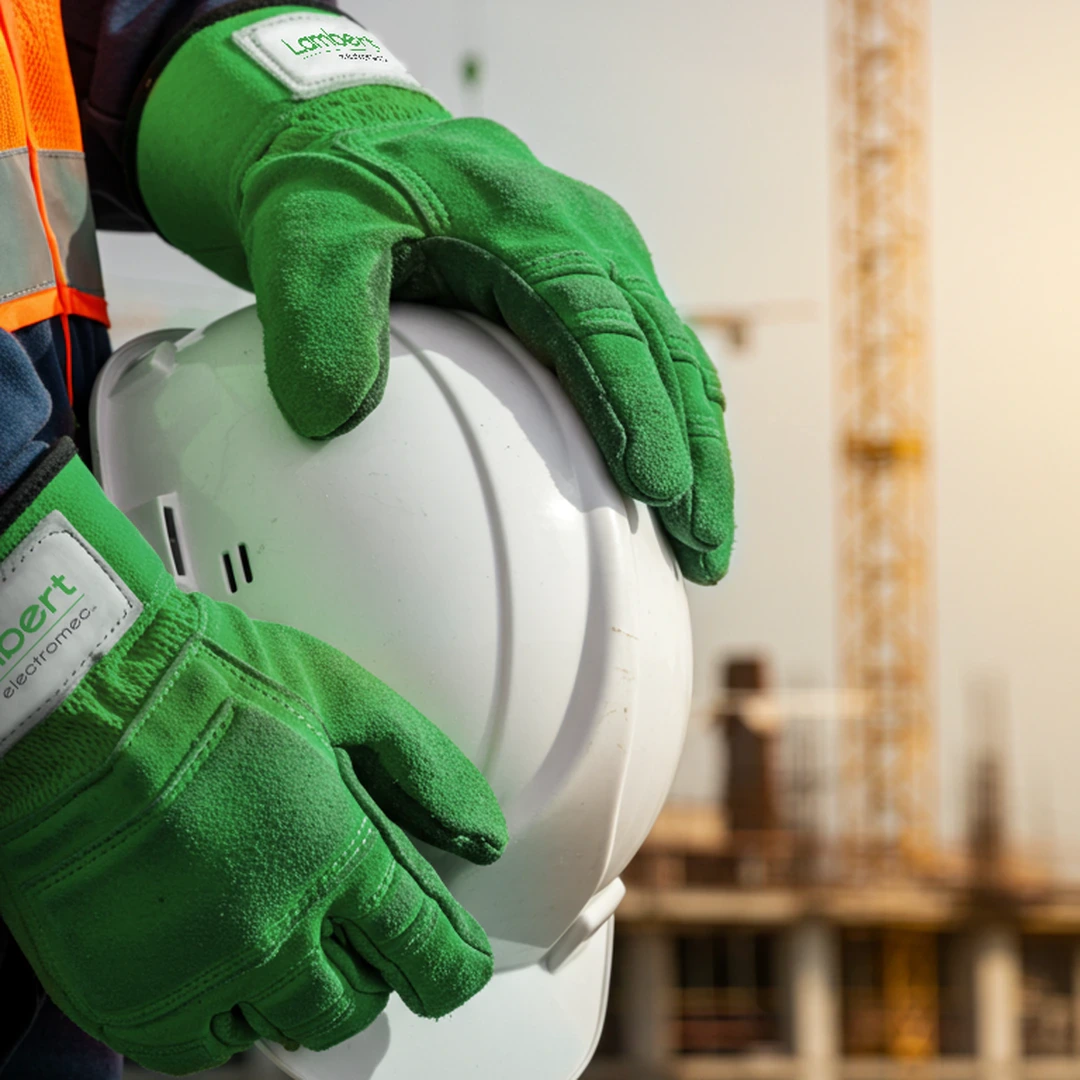 Lambert Electromec construction professional working on site